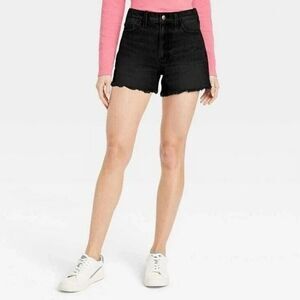 Universal Threads Black Distressed High Waist Shorts - 14